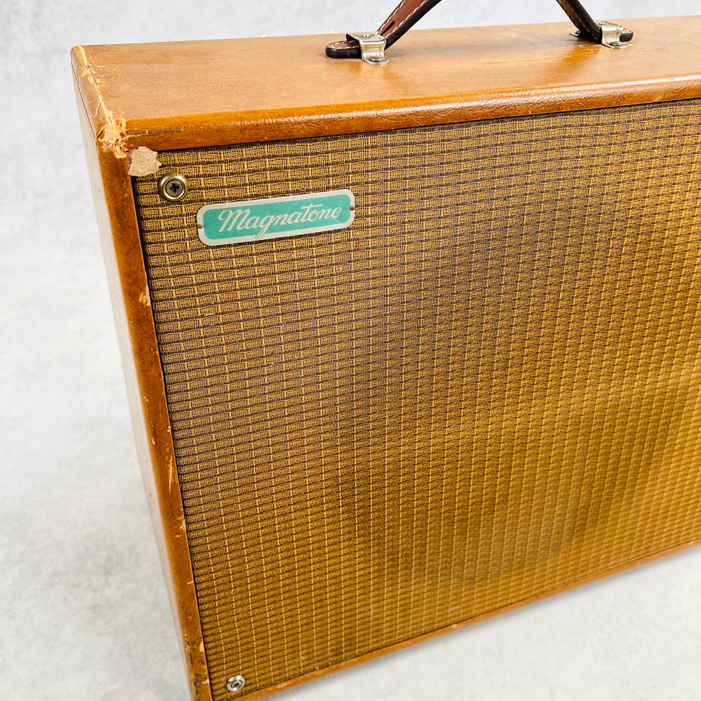 Magnatone Troubadour Deluxe Model 113 1x12" Combo Amplifier 1959 - Brown - 3