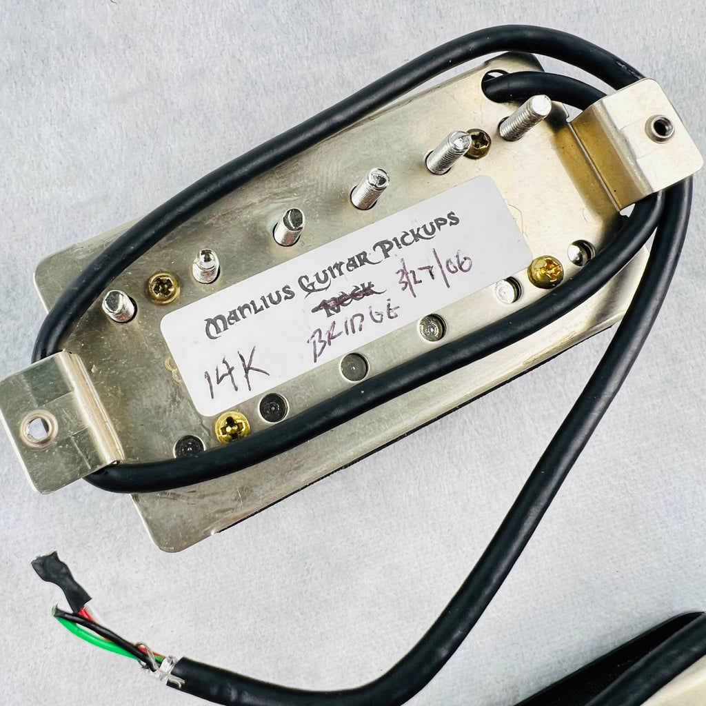Manlius Humbucker Pickup Set - Zebra - 3