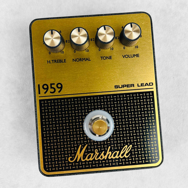 gold overdrive pedal Marshall 1959 Super Lead Overdrive Pedal - Black / Gold