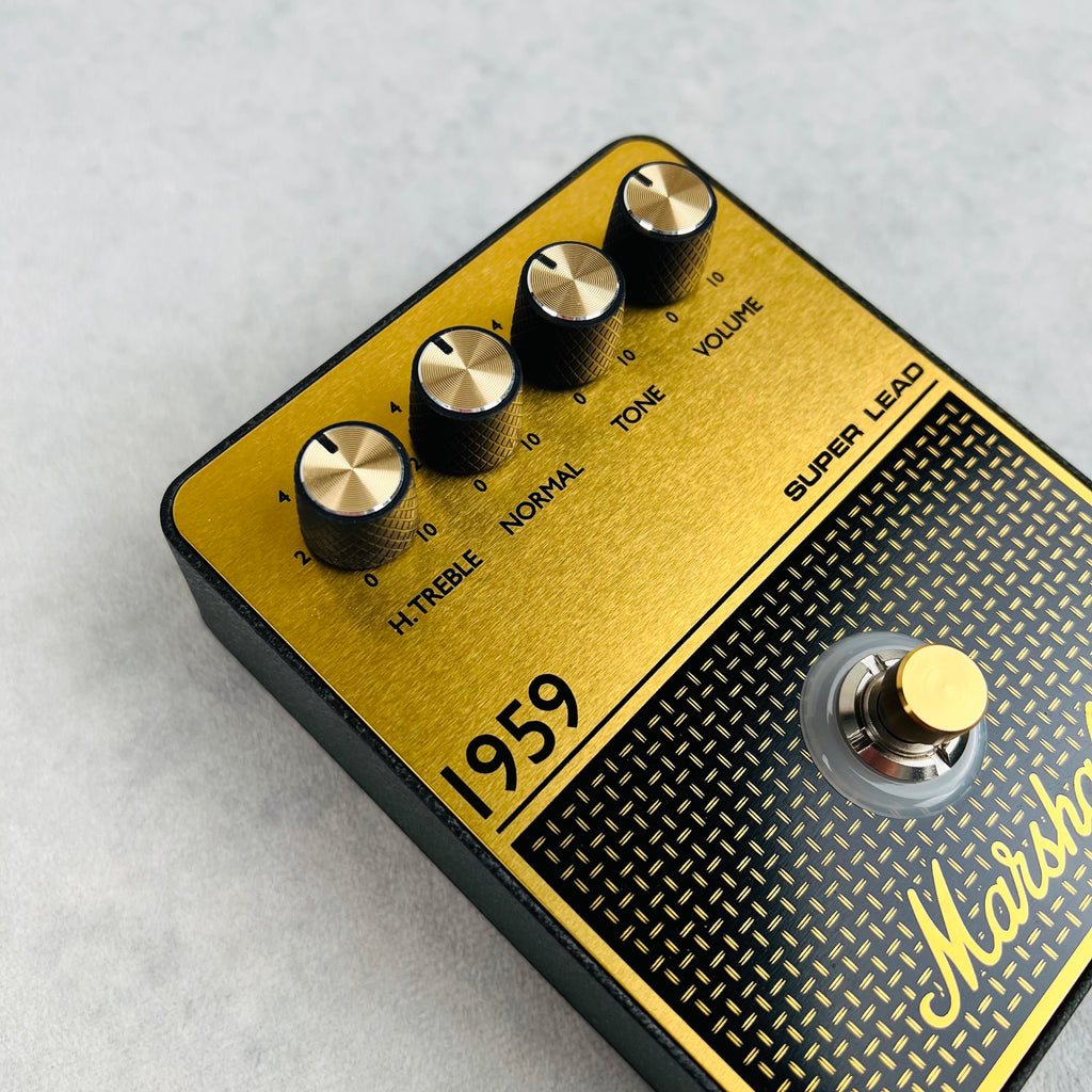 Marshall 1959 Super Lead Overdrive Pedal - Black / Gold - 2