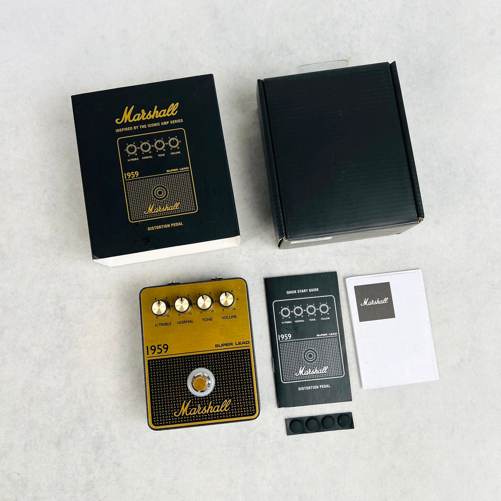 Marshall 1959 Super Lead Overdrive Pedal - Black / Gold - 7