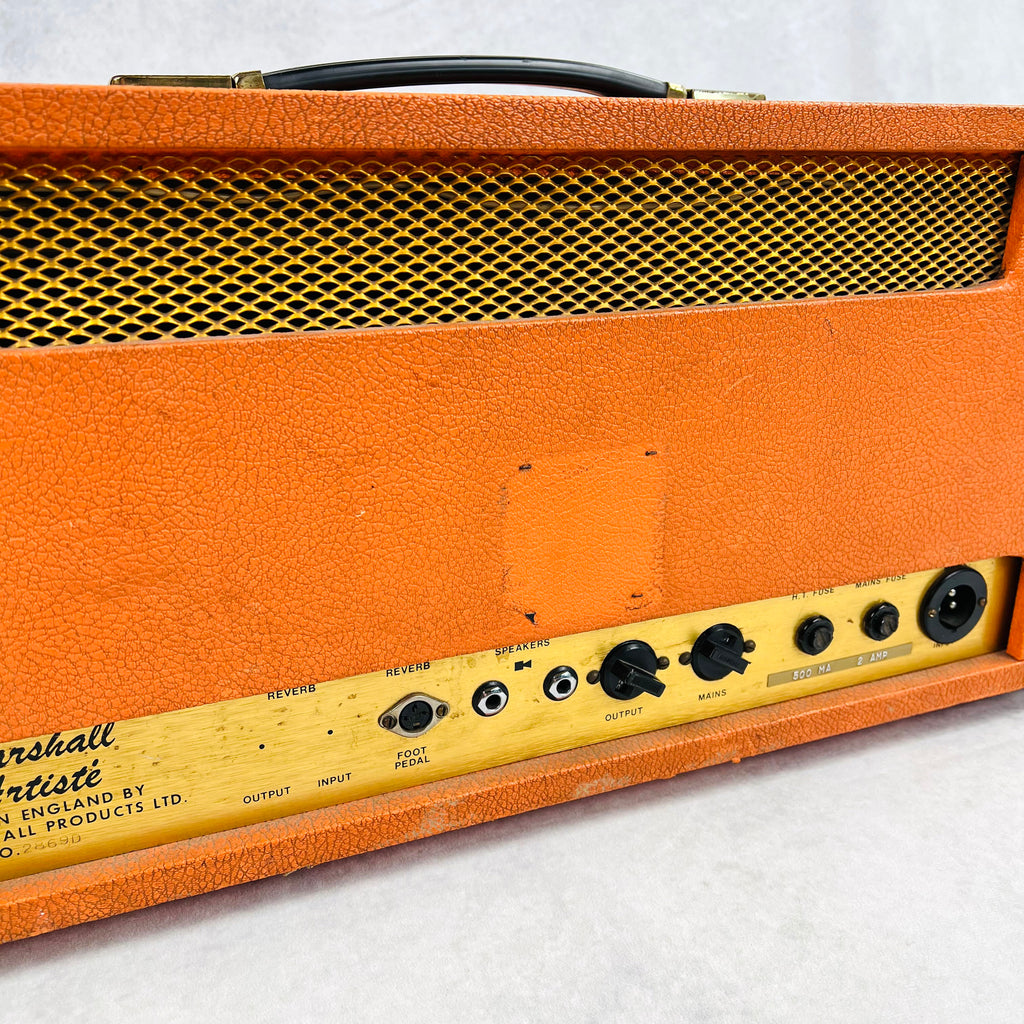 Marshall Artiste 50w Amplifier Head 1972 - Orange - 14