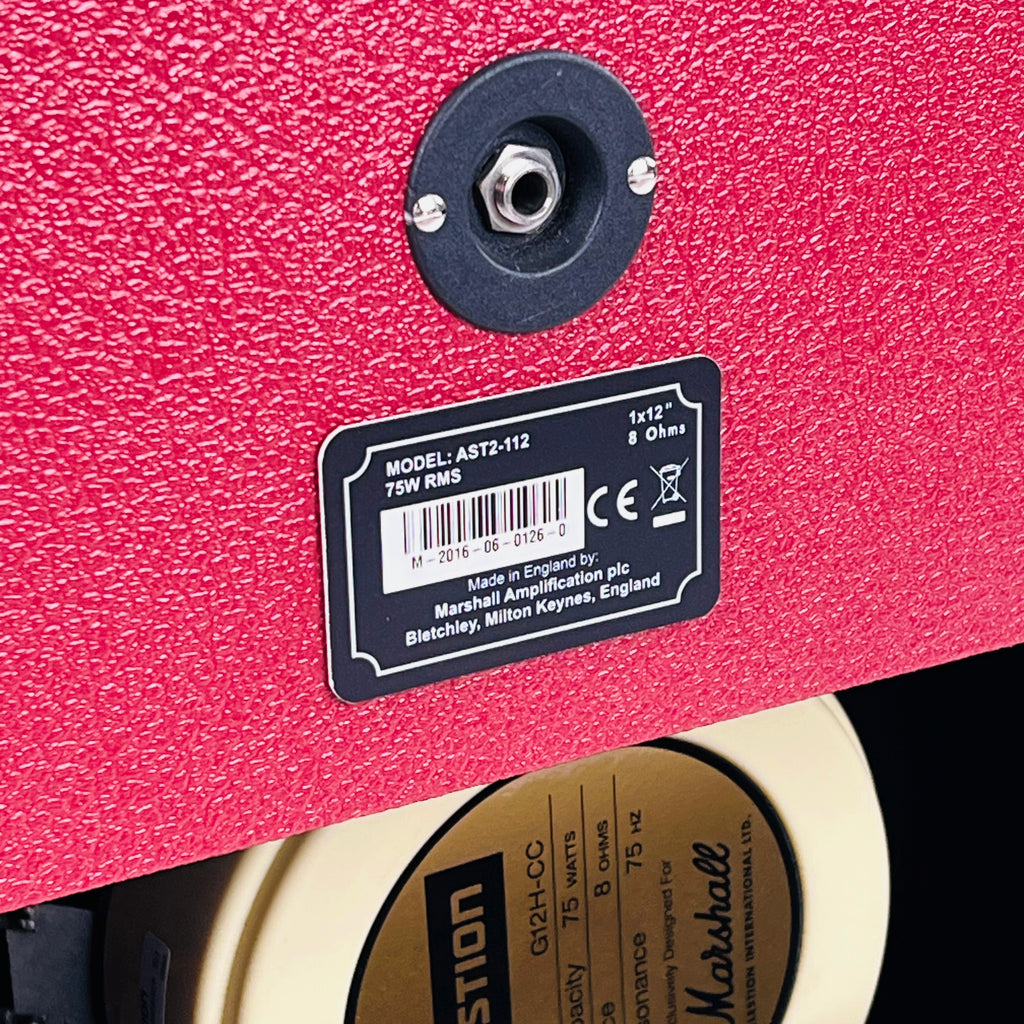 Marshall Astoria Custom AST2H 30w Head & 1x12" Cabinet Half Stack 2016 - Red - 13