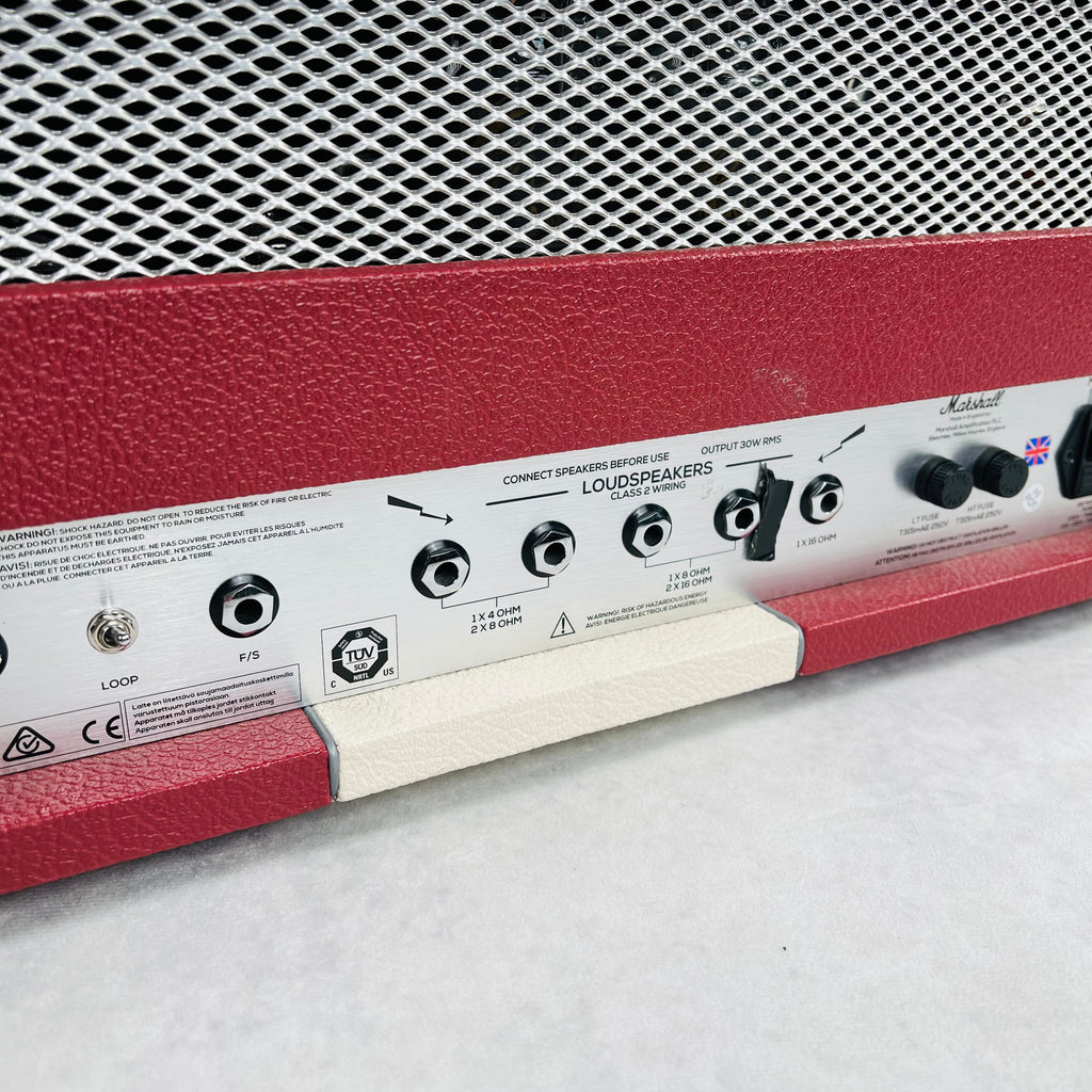 Marshall Astoria Custom AST2H 30w Head & 1x12" Cabinet Half Stack 2016 - Red - 8