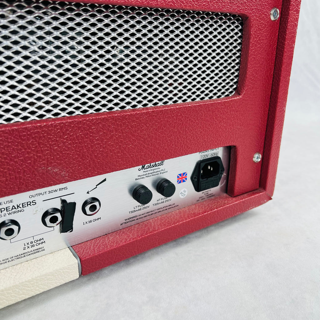 Marshall Astoria Custom AST2H 30w Head & 1x12" Cabinet Half Stack 2016 - Red - 9