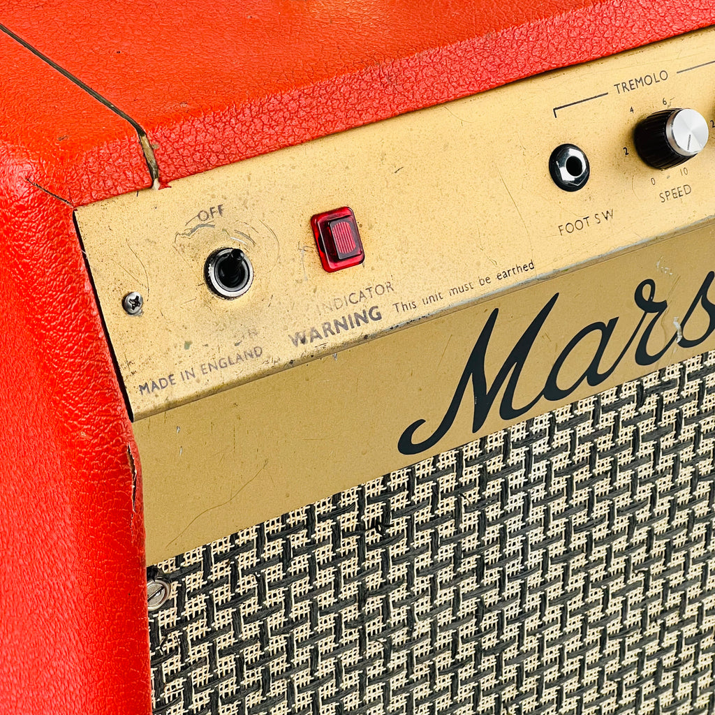 Marshall Mercury 2060 1x12" Combo Amplifier 240v 1972 - Red - 3