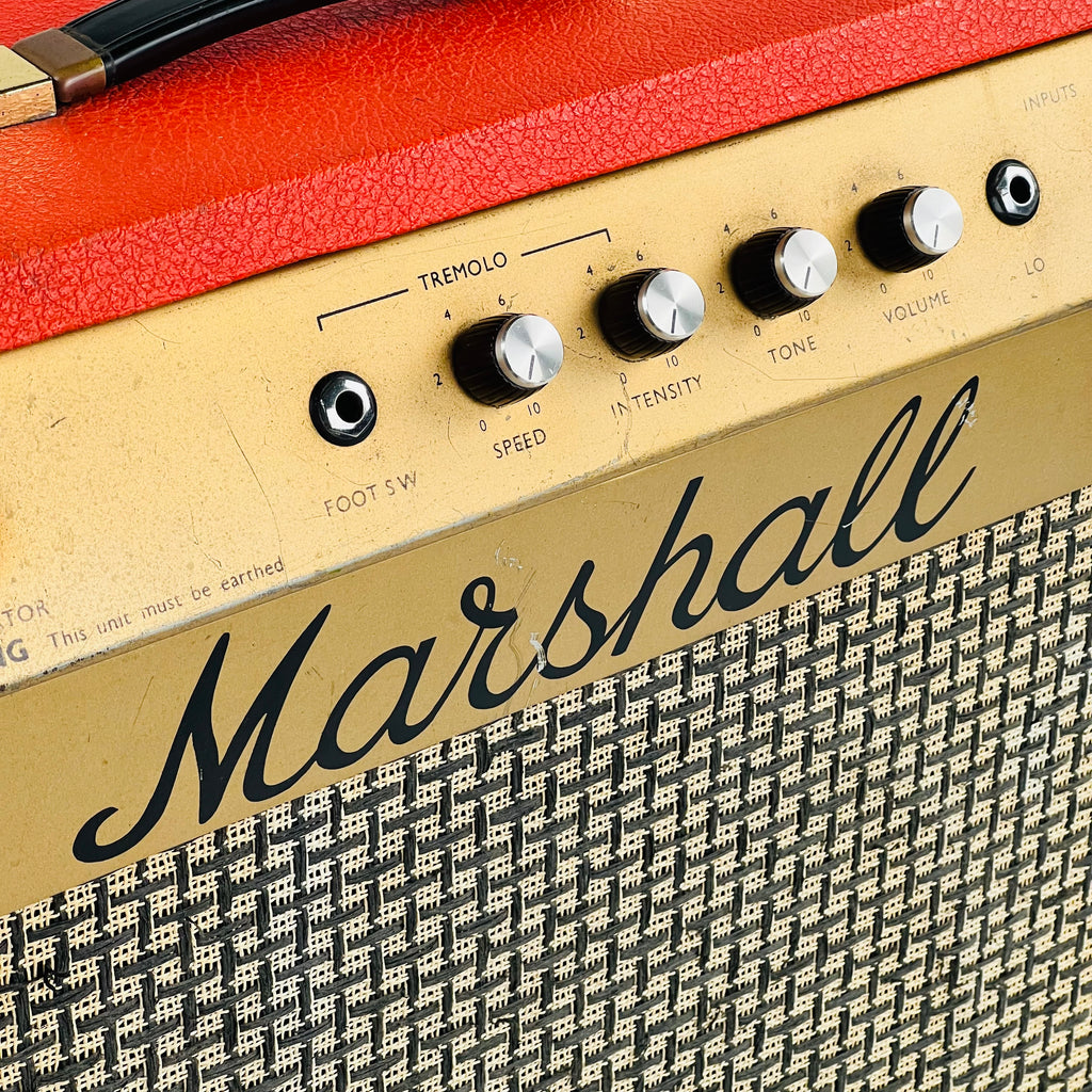 Marshall Mercury 2060 1x12" Combo Amplifier 240v 1972 - Red - 4