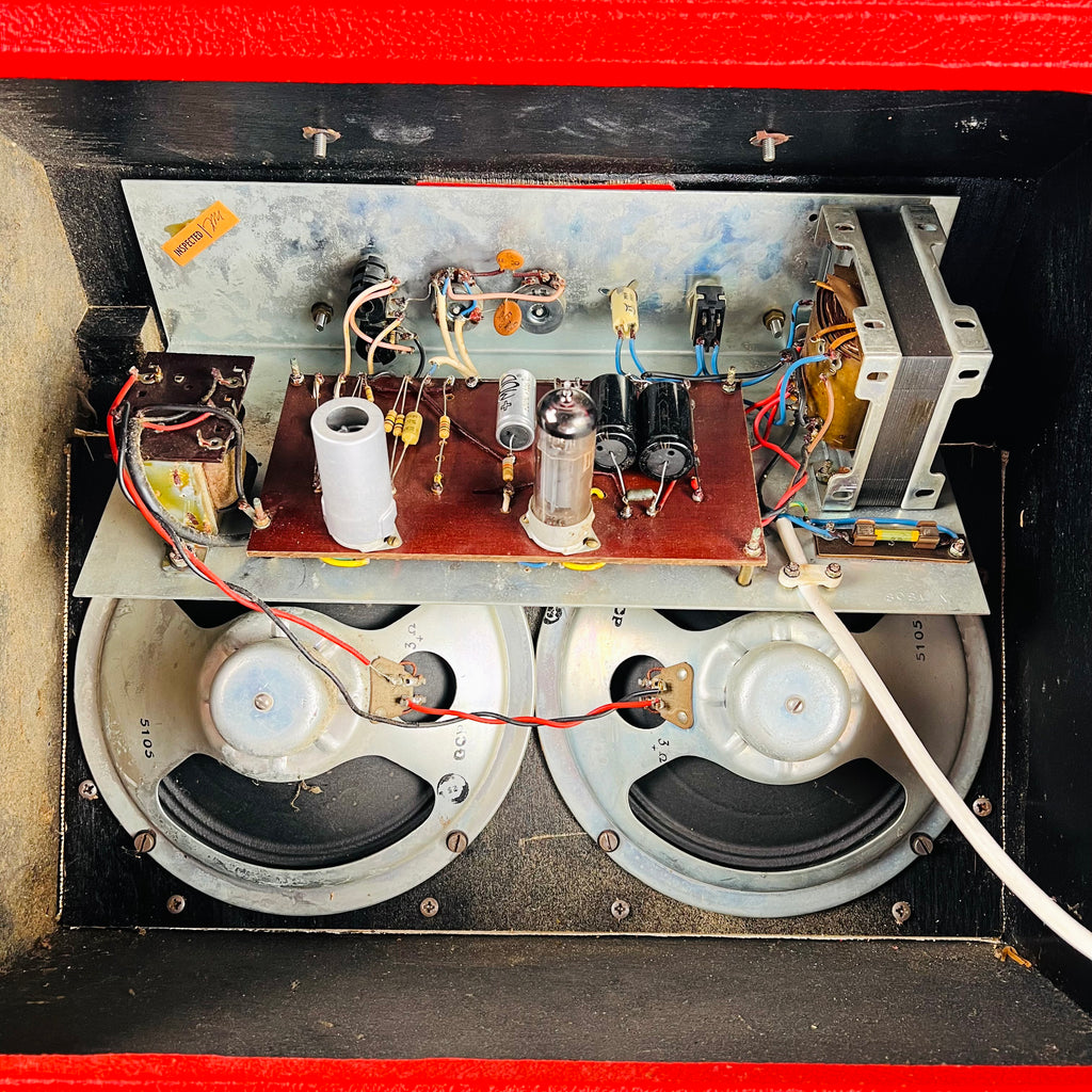 Vintage Marshall Capri 2x8" Combo Tube Amplifier 1966 - Red - 12