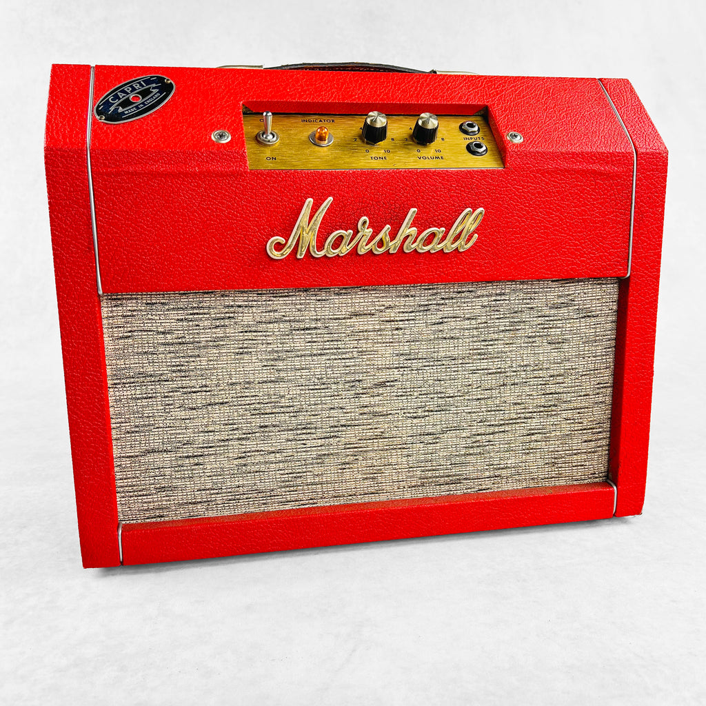 Vintage Marshall Capri 2x8" Combo Tube Amplifier 1966 - Red - 1