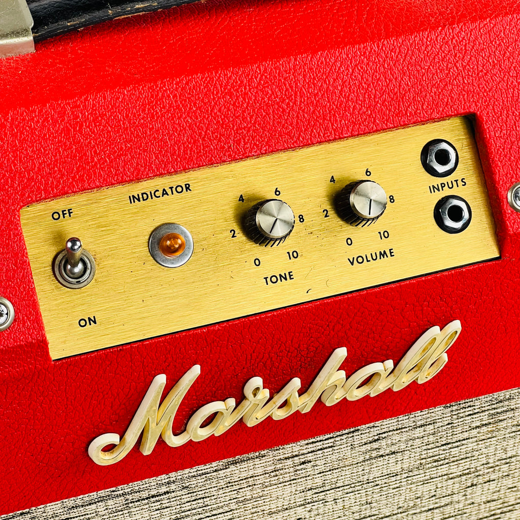 Vintage Marshall Capri 2x8" Combo Tube Amplifier 1966 - Red - 3