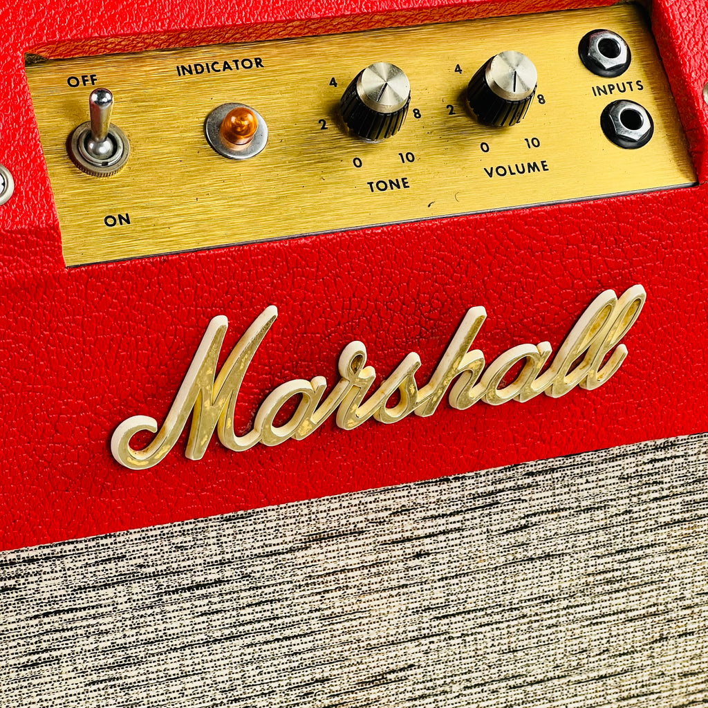 Vintage Marshall Capri 2x8" Combo Tube Amplifier 1966 - Red - 7
