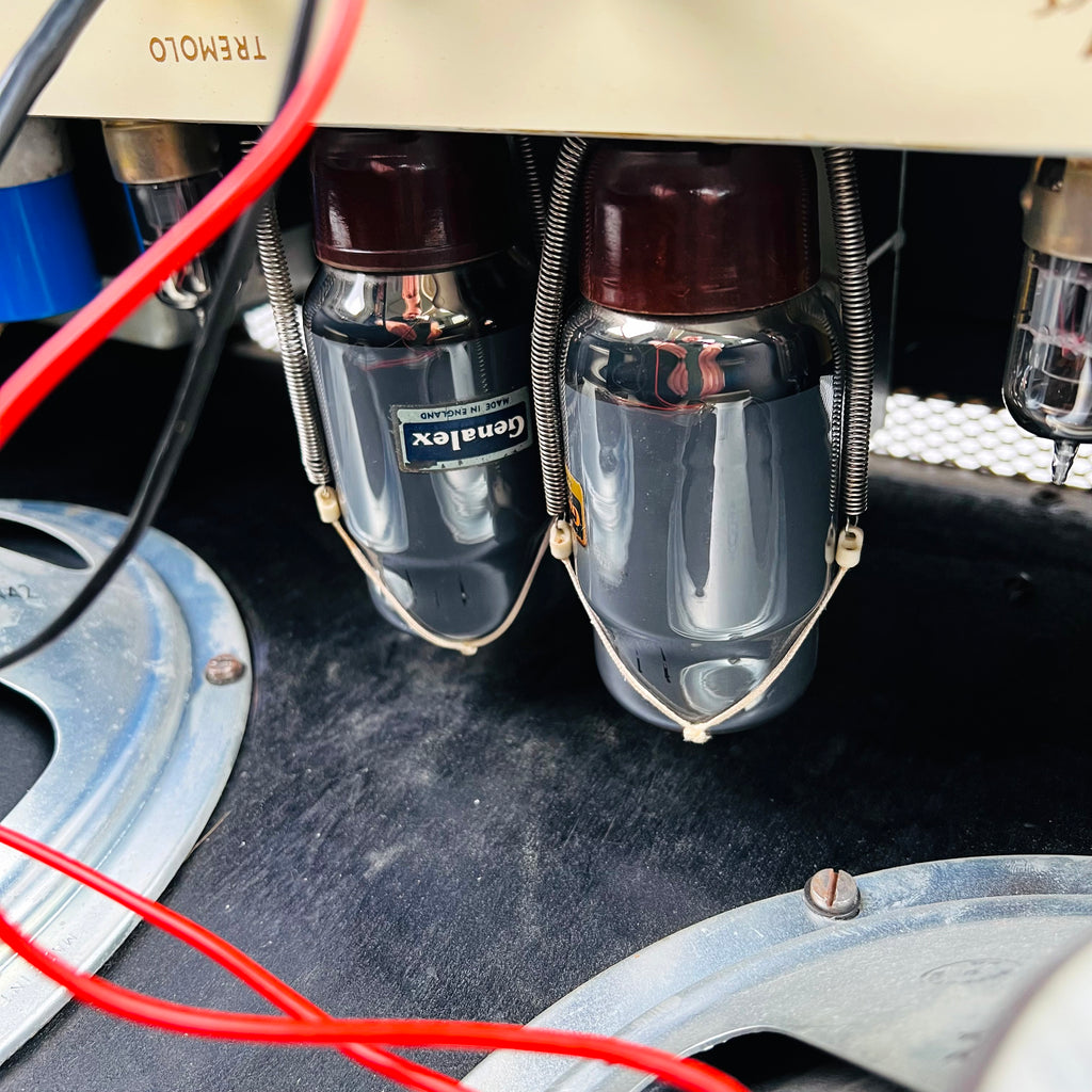 Marshall JTM 45 Model 1961 MK IV Super Tremolo 4x10" Combo Amplifier 1966 - Black - 21