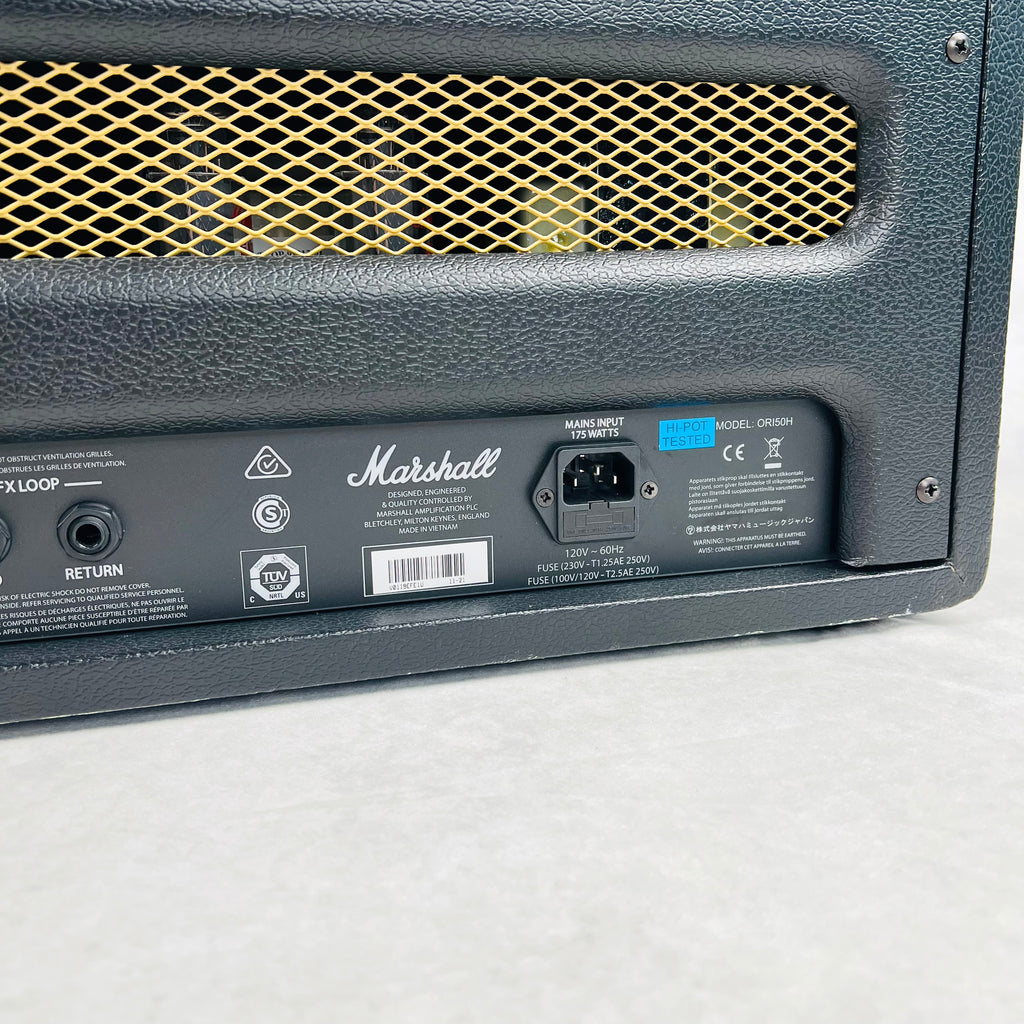 Marshall ORI50H Origin 50 Watt Tube Amplifier Head 2021 - Black - 11