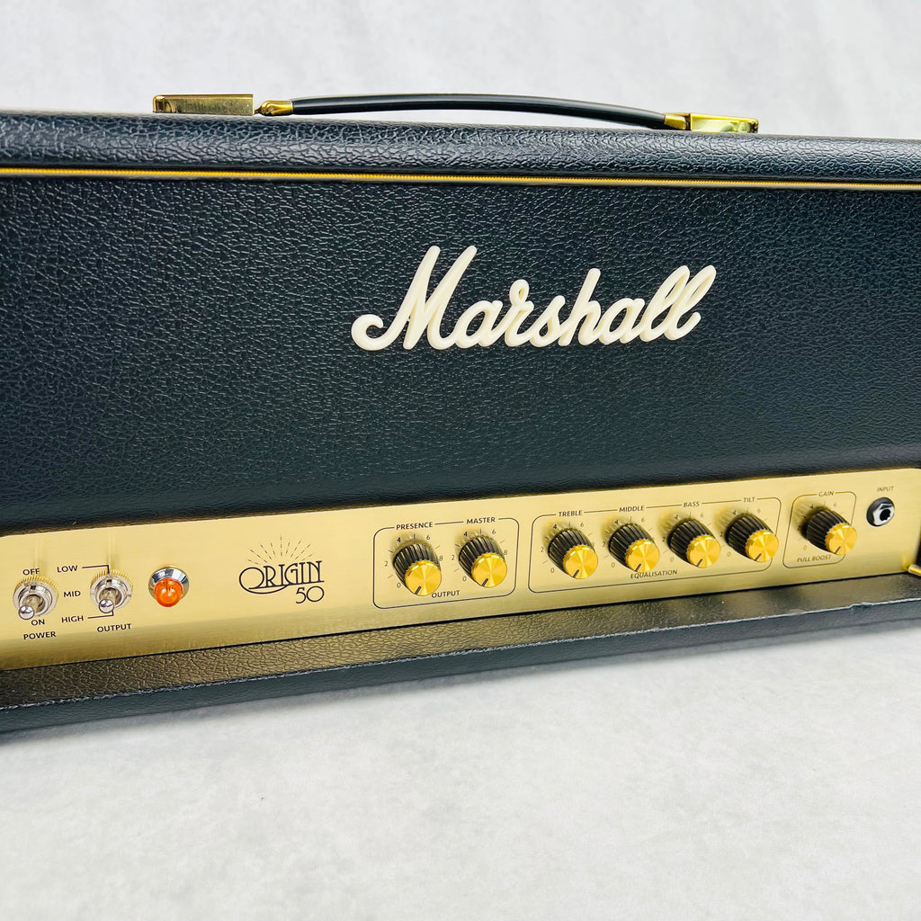 Marshall ORI50H Origin 50 Watt Tube Amplifier Head 2021 - Black - 4