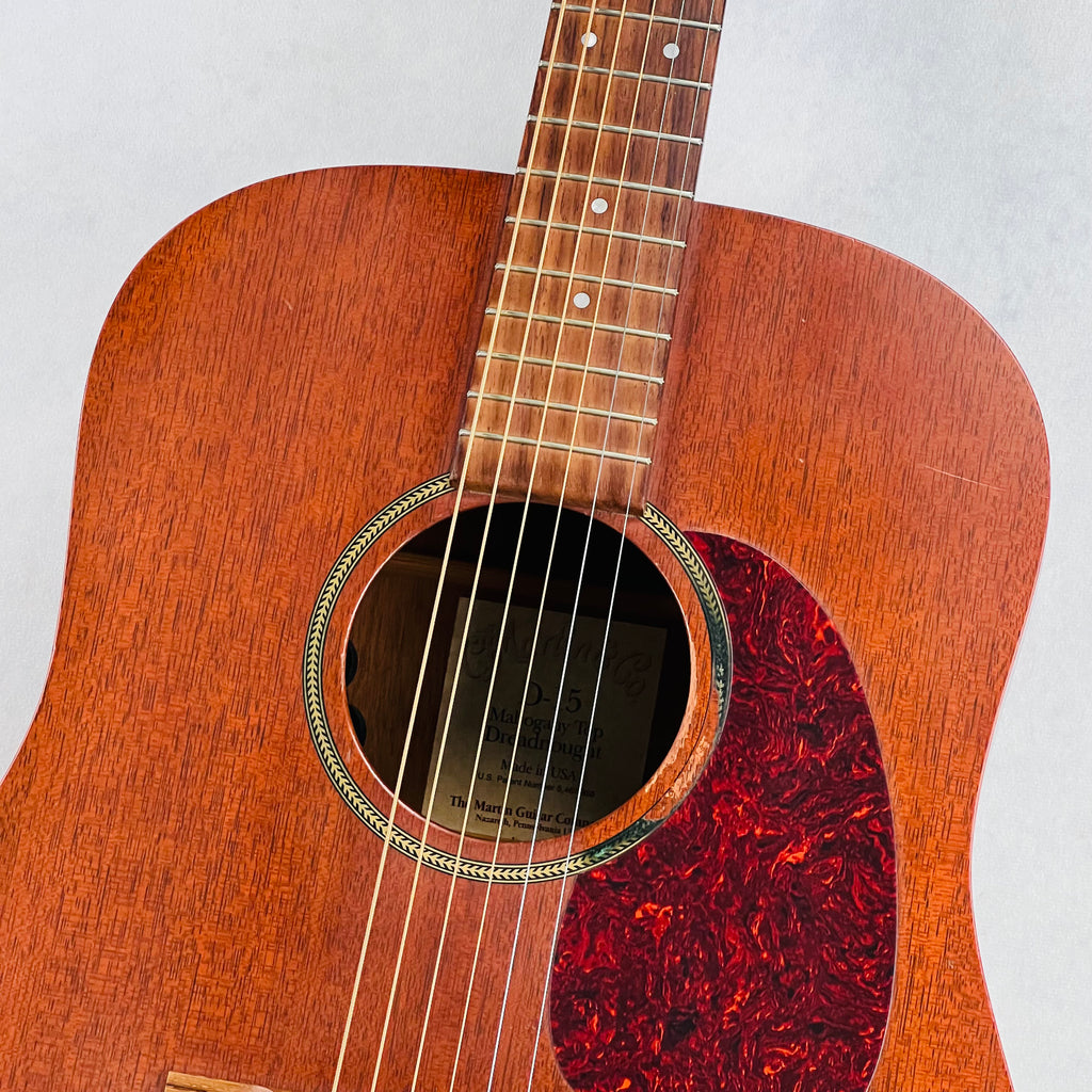 Martin D-15 Mahogany Top Dreadnought Acoustic-Electric Guitar 2000 - Natural - 3