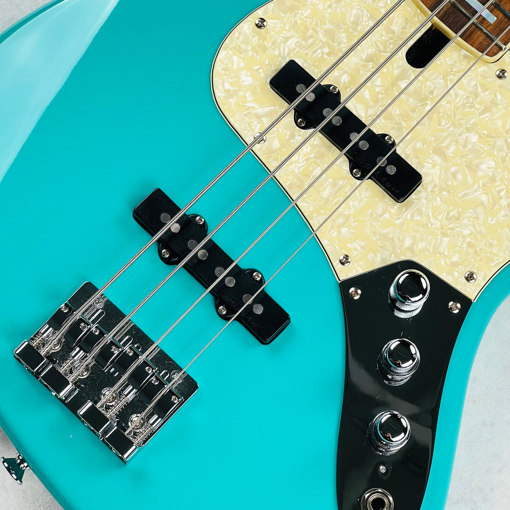Maruszczyk Elwood 4p 32" J-Retro Preamp 2023 - Turquoise - 7