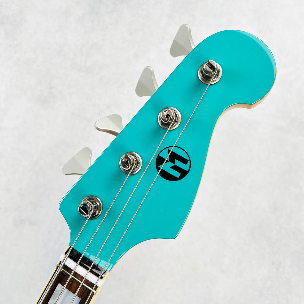 Maruszczyk Elwood 4p 32" J-Retro Preamp 2023 - Turquoise - 9