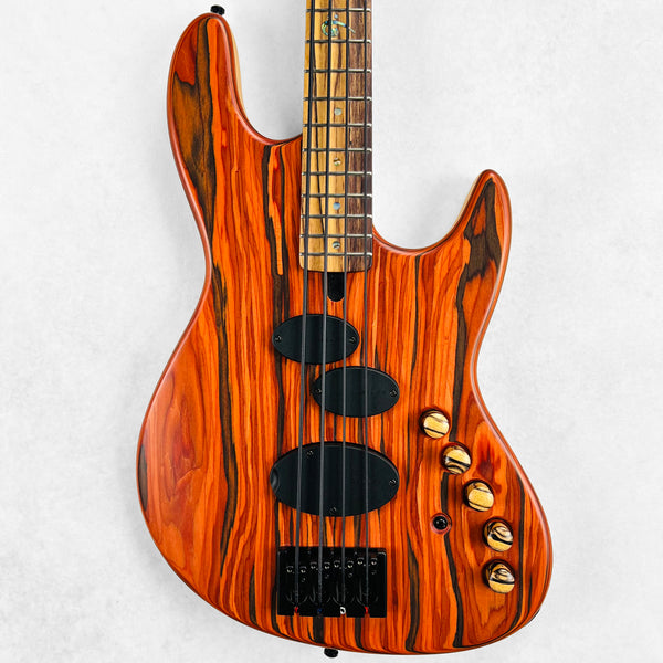 Maruszczyk Elwood L 4A Cocobolo Top 4-String Bass 2024 - Natural - 1