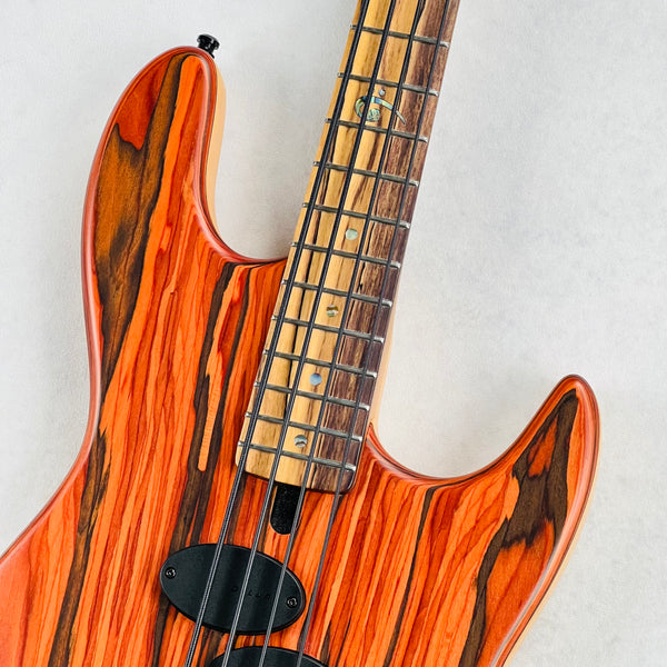Maruszczyk Elwood L 4A Cocobolo Top 4-String Bass 2024 - Natural - 3