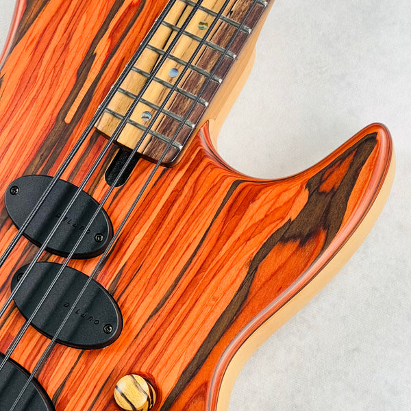 Maruszczyk Elwood L 4A Cocobolo Top 4-String Bass 2024 - Natural - 6