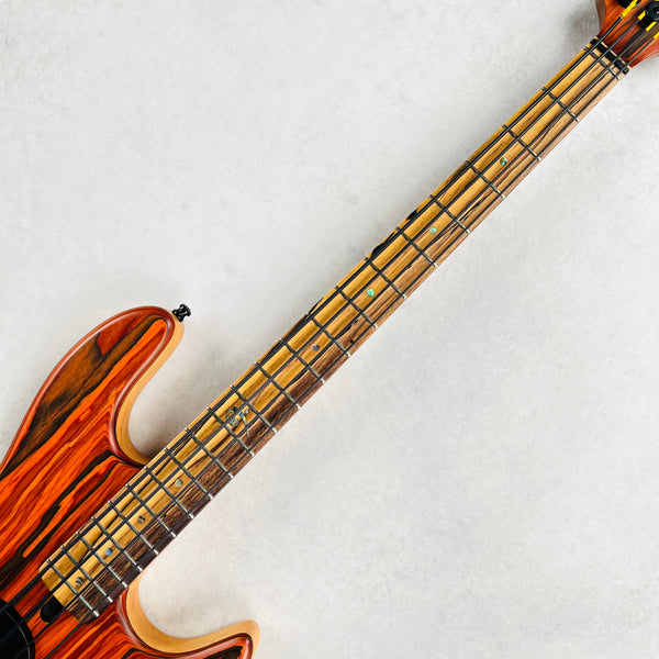 Maruszczyk Elwood L 4A Cocobolo Top 4-String Bass 2024 - Natural - 8