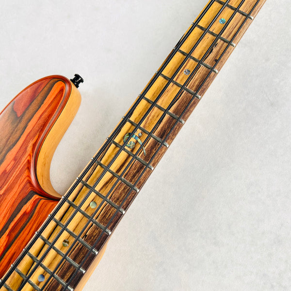 Maruszczyk Elwood L 4A Cocobolo Top 4-String Bass 2024 - Natural - 9