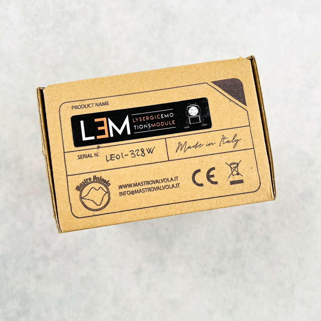 Mastro Valvola LEM Lysergic Emotions Module Delay Pedal 2020s - White - 7