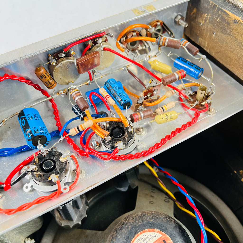 Maxim Vintage 1x8" 240v Tube Combo Amp 1960s - White - 16