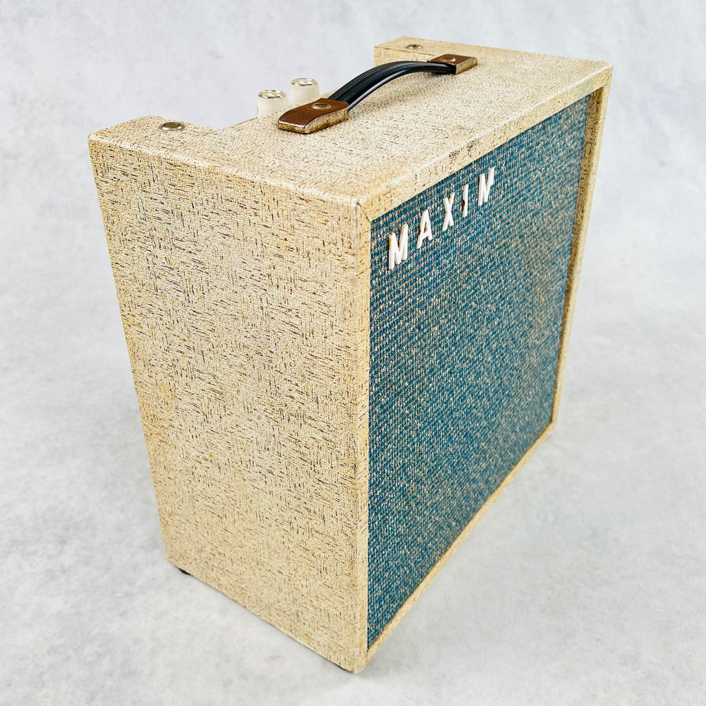 Maxim Vintage 1x8" 240v Tube Combo Amp 1960s - White - 5