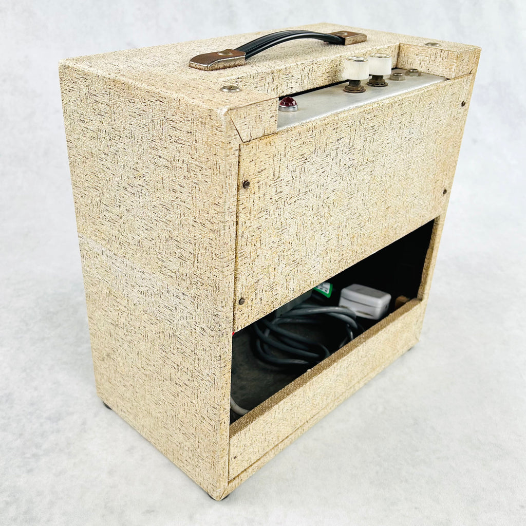 Maxim Vintage 1x8" 240v Tube Combo Amp 1960s - White - 6