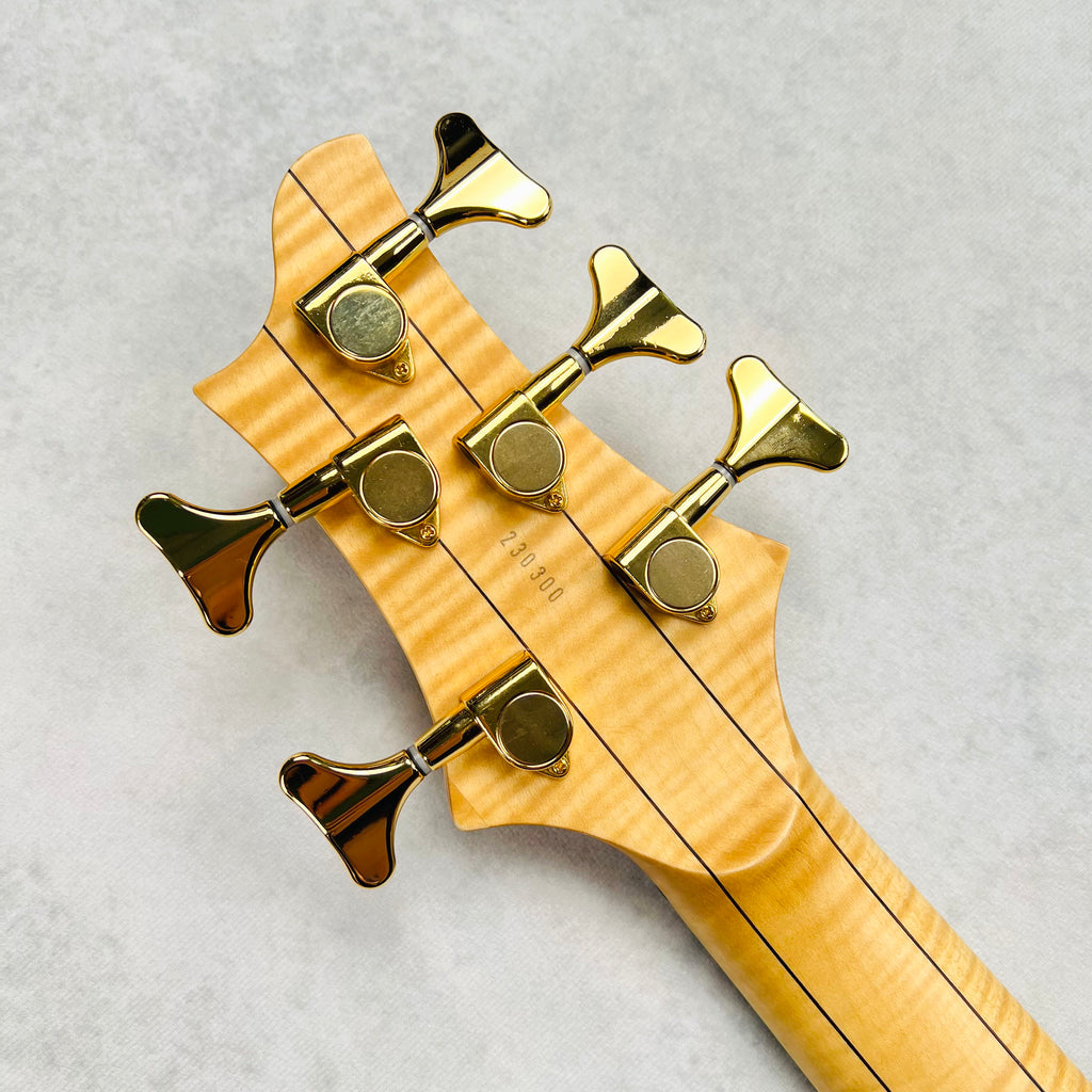 Mensinger Joker B 5P Ash Fretless 5-String Bass 2023 - Natural - 14