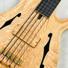 Mensinger Joker B 5P Ash Fretless 5-String Bass 2023 - Natural - 6
