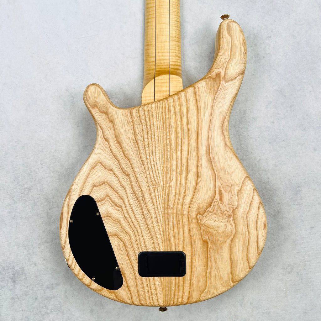 Mensinger Joker B 5P Ash Fretless 5-String Bass 2023 - Natural - 9