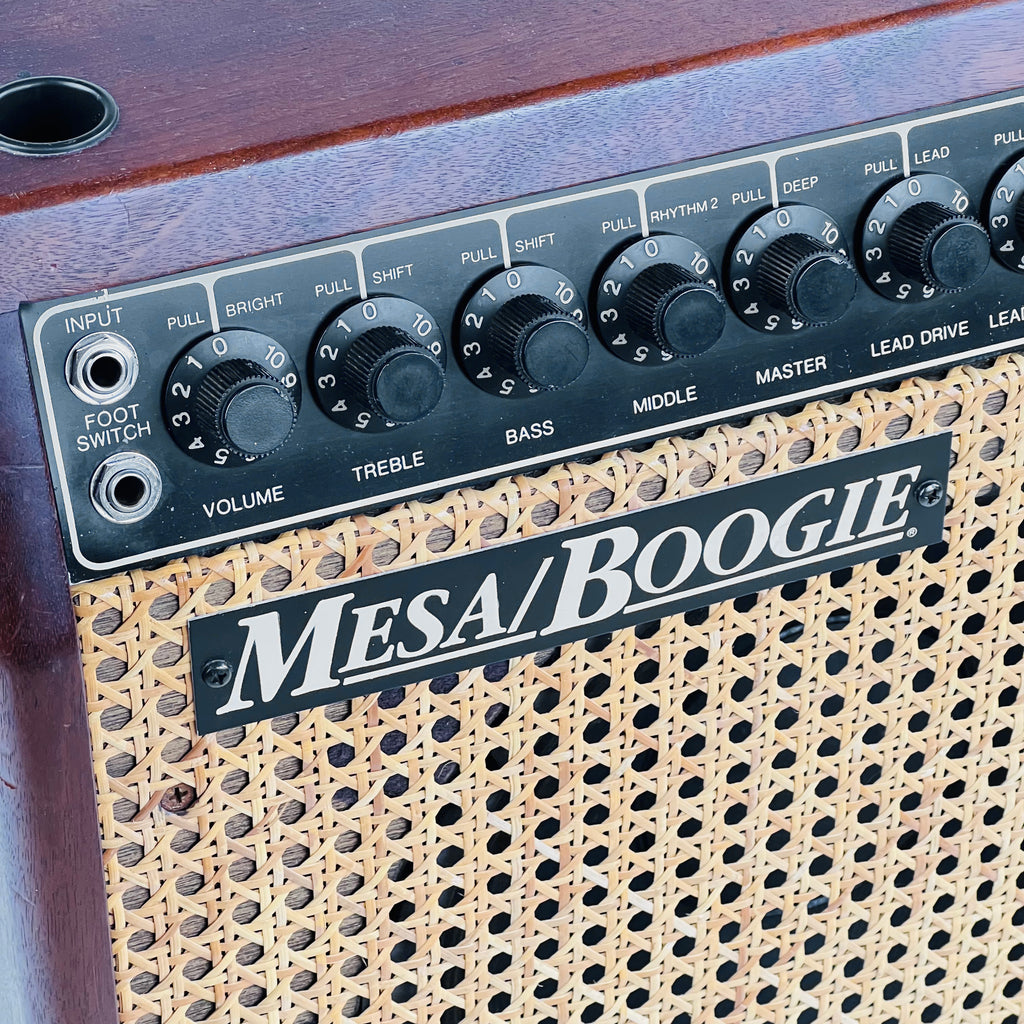 Mesa Boogie Mark III 1x12" Combo Vintage Guitar Amplifier 1986 - Wood & Wicker - 3