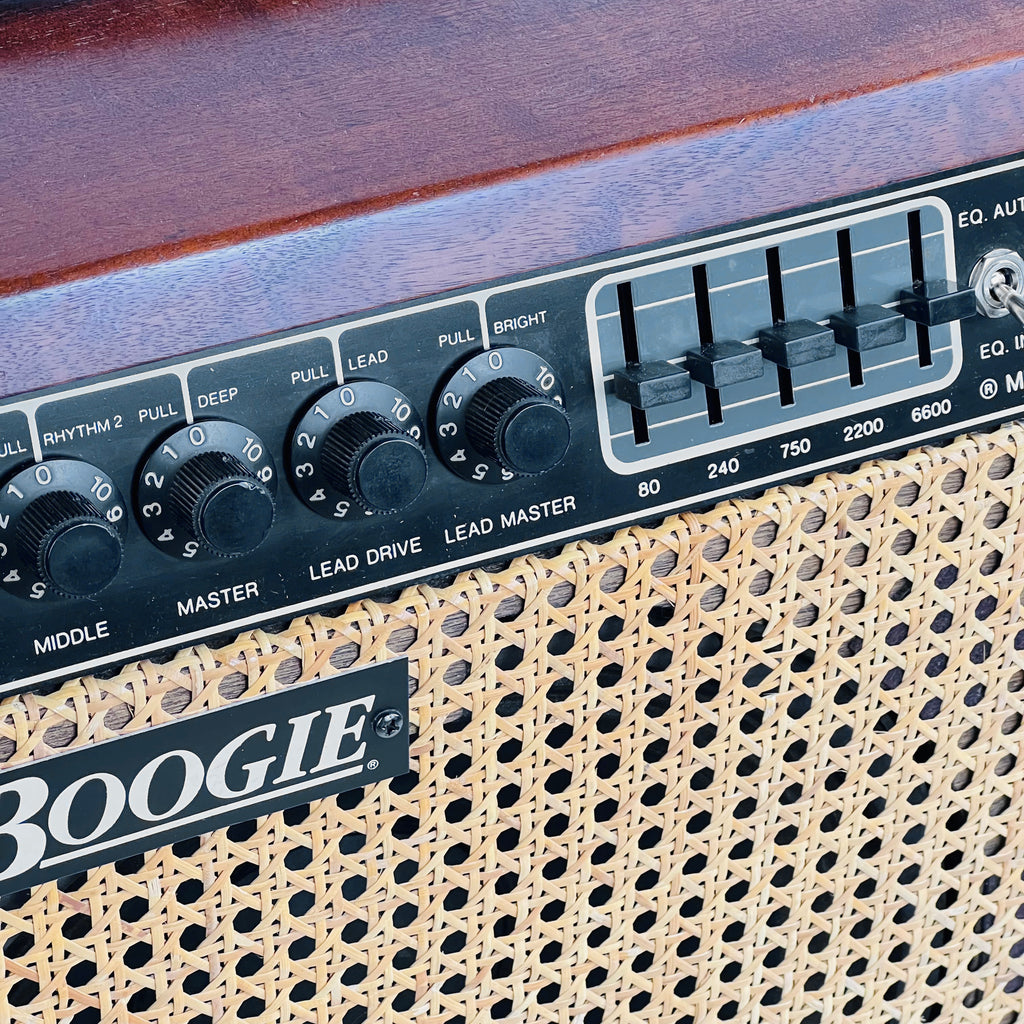 Mesa Boogie Mark III 1x12" Combo Vintage Guitar Amplifier 1986 - Wood & Wicker - 4