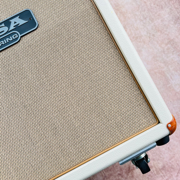 Mesa Boogie 2x12 Vertical Slant Rectifier Cabinet - Cream Tolex - 5