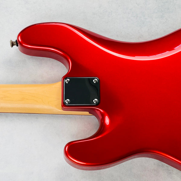 Mike Lull P4 4-String Bass Guitar 2010 - Candy Apple Red - 13