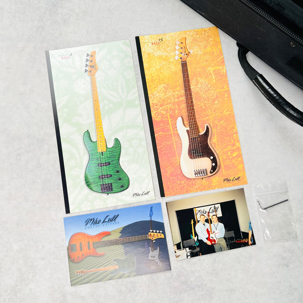 Mike Lull P4 4-String Bass Guitar 2010 - Candy Apple Red - 18