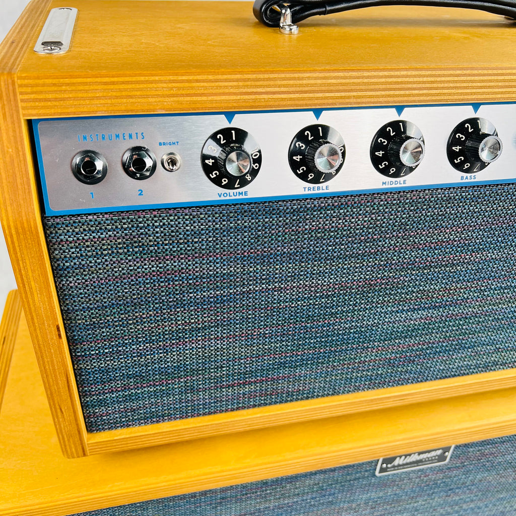 Milkman JG40 Amplifier Head & 1x12" Speaker Cabinet Stack 2025 - Natural - 3