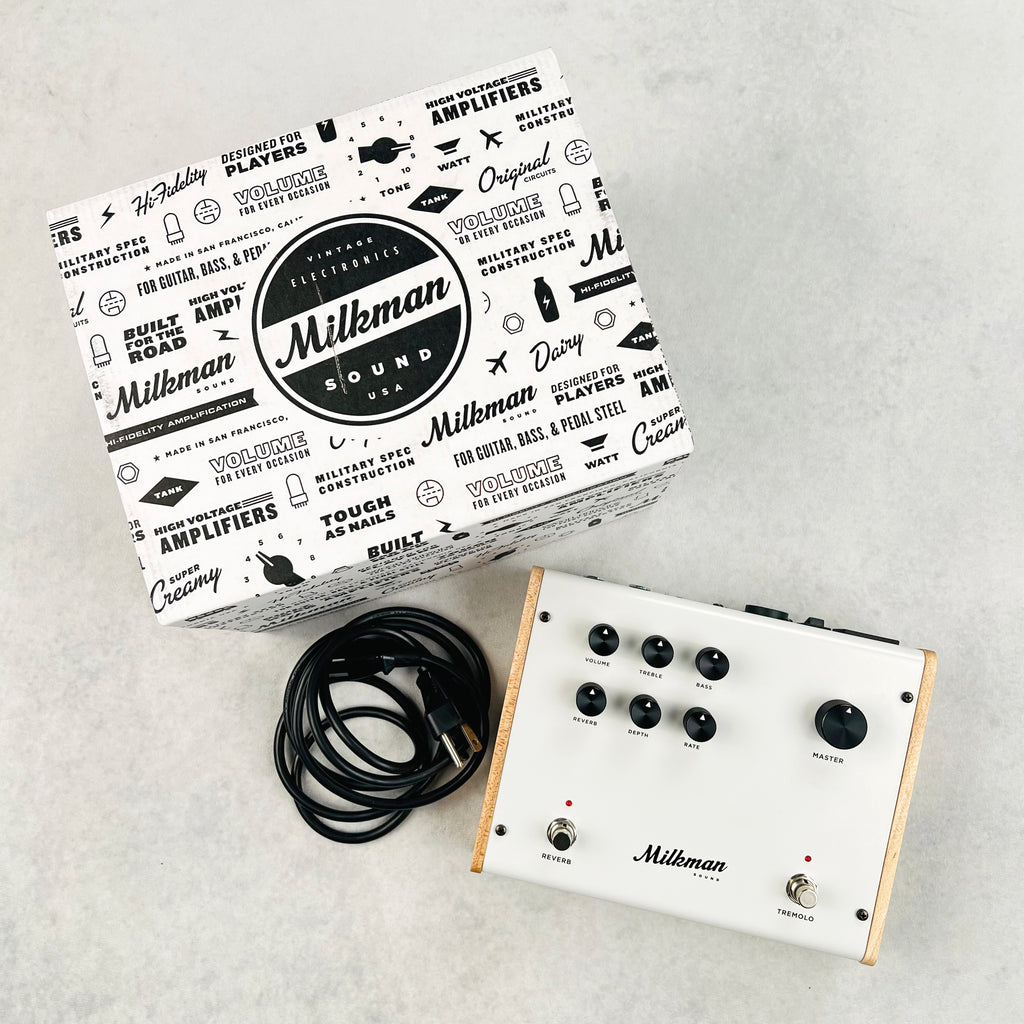 Milkman The Amp 50w Guitar Head - White - 8