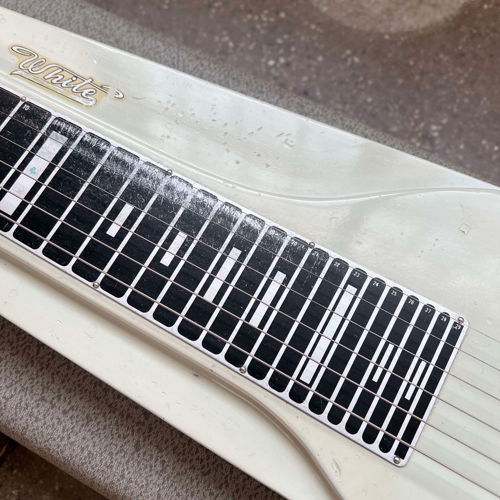 White High Steel Lap Steel by Fender 1956 - White - 4