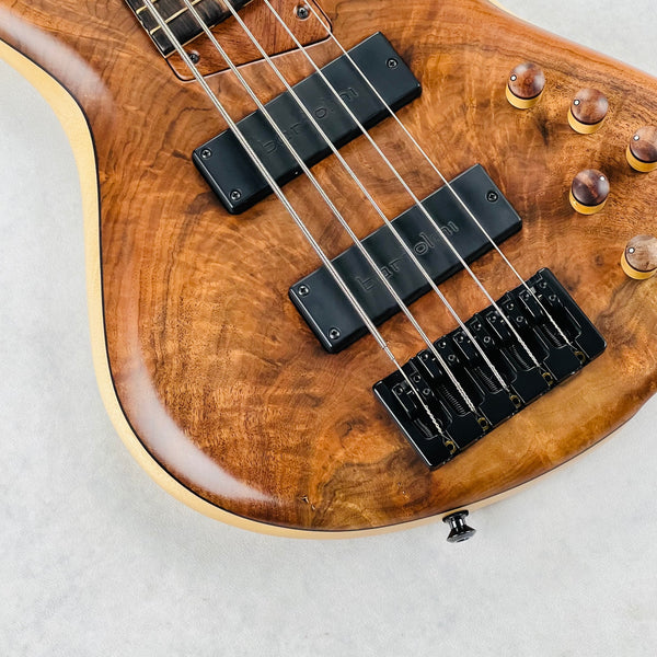 MTD 535-24 Walnut Top 5-String Bass 2022 - Satin Natural - 4
