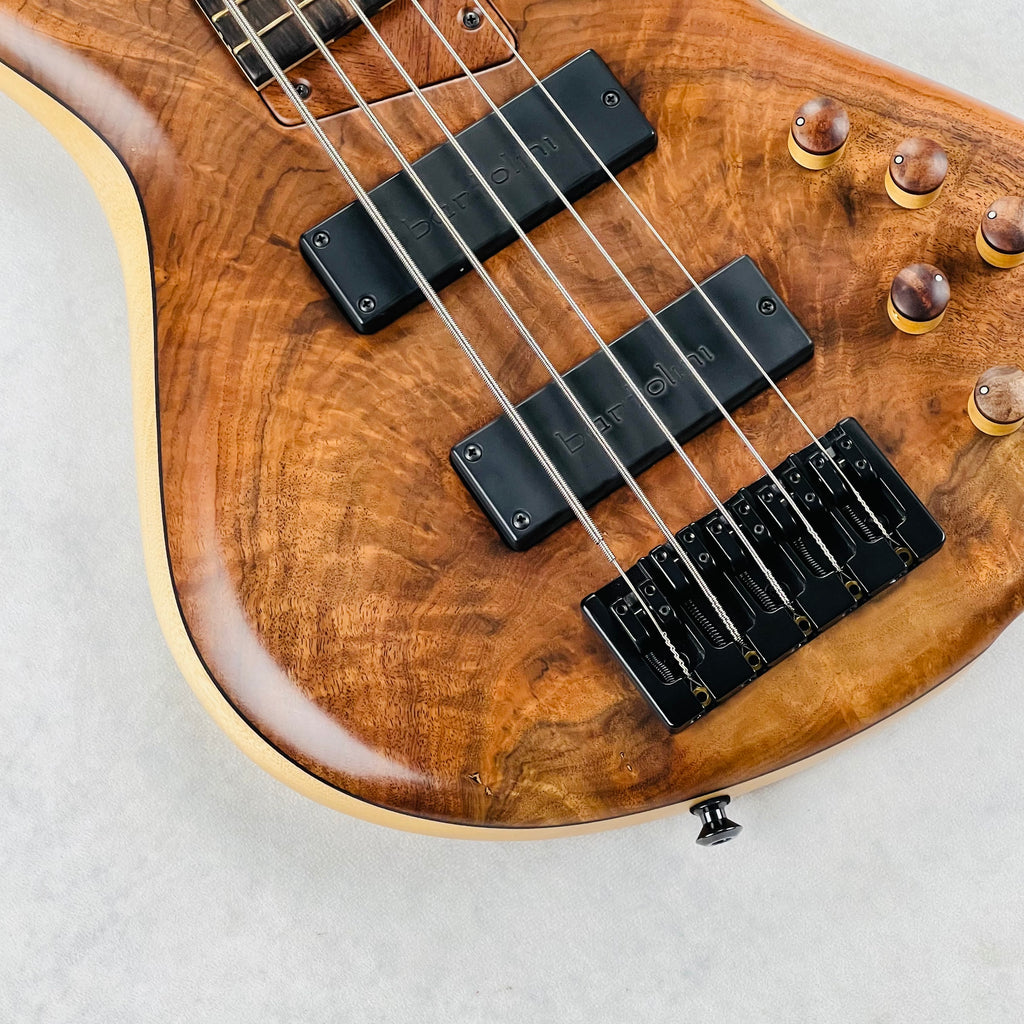 MTD 535-24 Walnut Top 5-String Bass 2022 - Satin Natural - 4