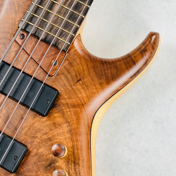 MTD 535-24 Walnut Top 5-String Bass 2022 - Satin Natural - 6