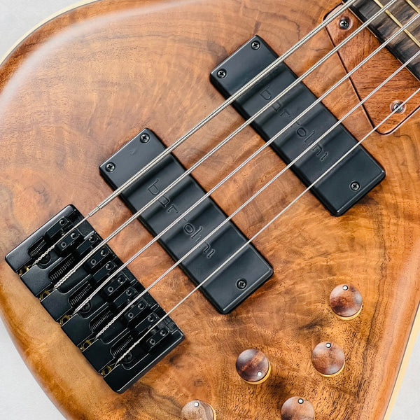 MTD 535-24 Walnut Top 5-String Bass 2022 - Satin Natural - 7
