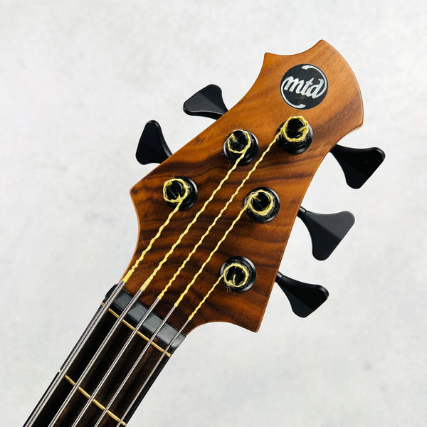 MTD 535-24 Walnut Top 5-String Bass 2022 - Satin Natural - 9