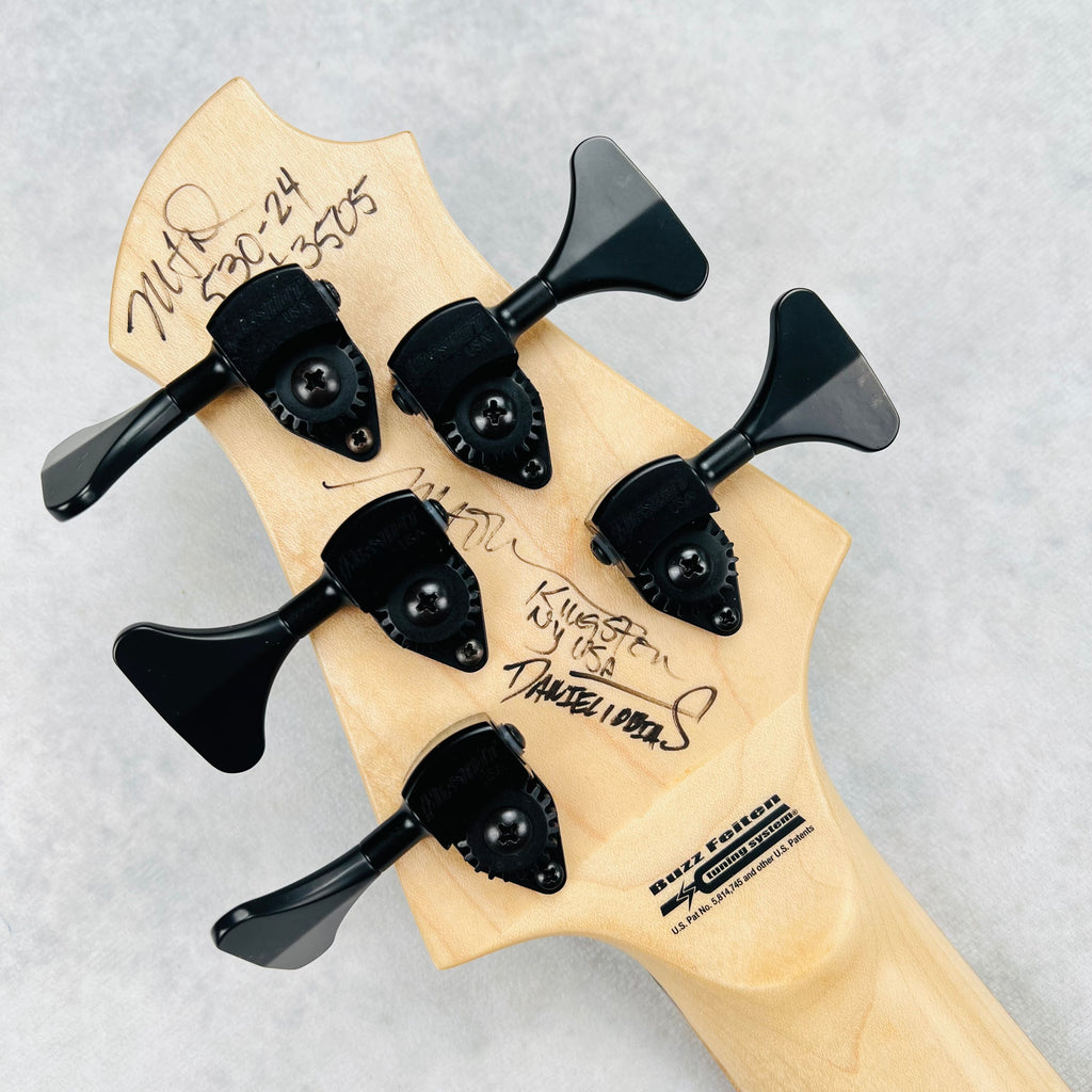 MTD Michael Tobias Design USA 530-24 5-String Bass - Caribbean Ocean Blue Fade - 15