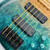 MTD Michael Tobias Design USA 530-24 5-String Bass - Caribbean Ocean Blue Fade - 7