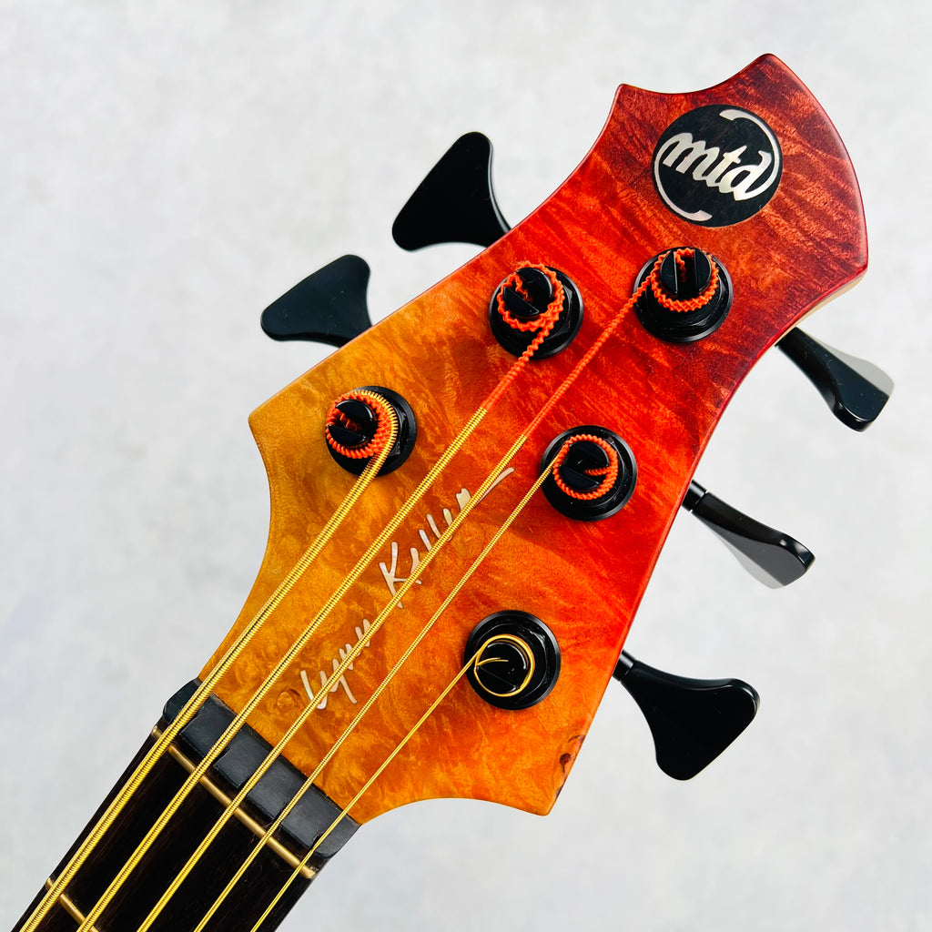 MTD Michael Tobias Design USA Lynn Keller Signature 532-24 5-String Bass 2016 - Red Fade - 10