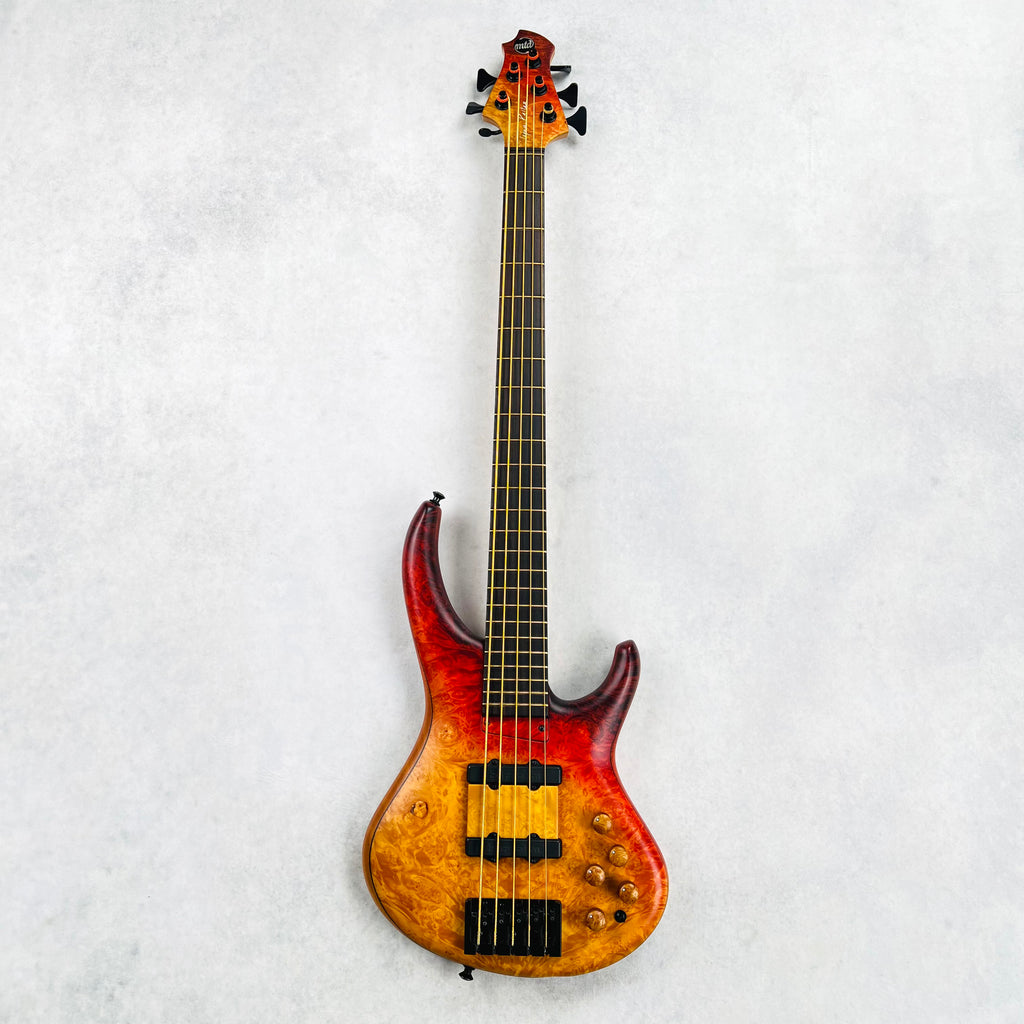 MTD Michael Tobias Design USA Lynn Keller Signature 532-24 5-String Bass 2016 - Red Fade - 2